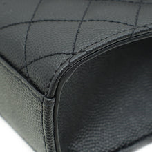 YSL Black Mix Quilted Envelope Small Shoulder Bag