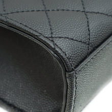 YSL Black Mix Quilted Envelope Small Shoulder Bag
