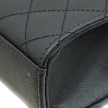 YSL Black Mix Quilted Envelope Small Shoulder Bag