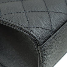 YSL Black Mix Quilted Envelope Small Shoulder Bag