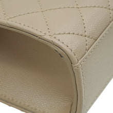 YSL Beige Mix Quilted Envelope Medium Shoulder Bag