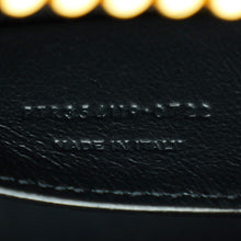YSL Black Kate Tassel Croco Embossed Medium Bag