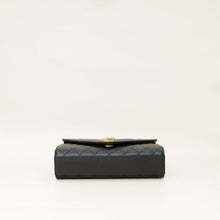 YSL Black Mix Quilted Envelope Small Shoulder Bag