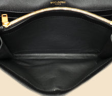 YSL Black Cassandre Envelope Wallet