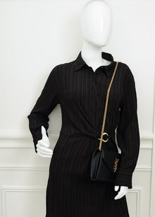 YSL Black Cassandre Envelope Wallet