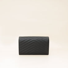 YSL Black Cassandre Envelope Wallet
