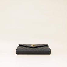 YSL Black Cassandre Envelope Wallet