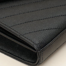 YSL Black Cassandre Envelope Wallet