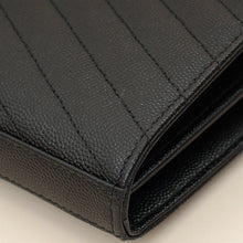 YSL Black Cassandre Envelope Wallet