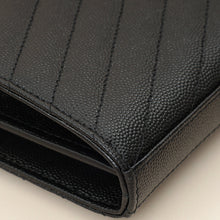YSL Black Cassandre Envelope Wallet