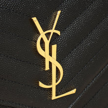 YSL Black Cassandre Envelope Wallet