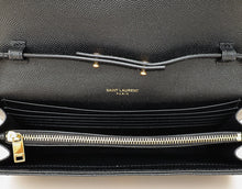 YSL Black Cassandre Envelope Wallet