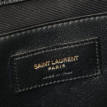 YSL Black Mix Quilted Envelope Medium Shoulder Bag