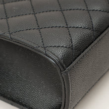 YSL Black Mix Quilted Envelope Medium Shoulder Bag