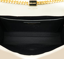 YSL Blanc Vintage Monogram Kate Medium Shoulder Bag