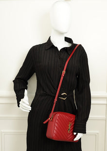 YSL Red Lou Camera Bag