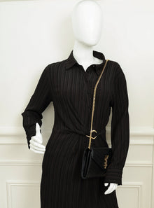 YSL Black Cassandre Chain Wallet