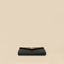 YSL Black Cassandre Chain Wallet