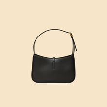 YSL Black LE 5 À 7 Smooth Hobo Bag