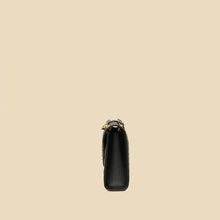 YSL Black Mix Quilted Envelope Medium Shoulder Bag