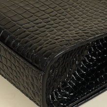YSL Black Coco Embossed Kate Tassel Medium Shoulder Bag