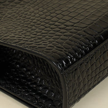 YSL Black Coco Embossed Kate Tassel Medium Shoulder Bag