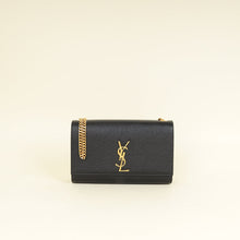 YSL Black Monogram Kate Medium Shoulder Bag