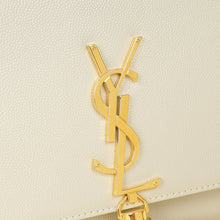YSL Blanc Vintage Kate Tassel Medium Shoulder Bag