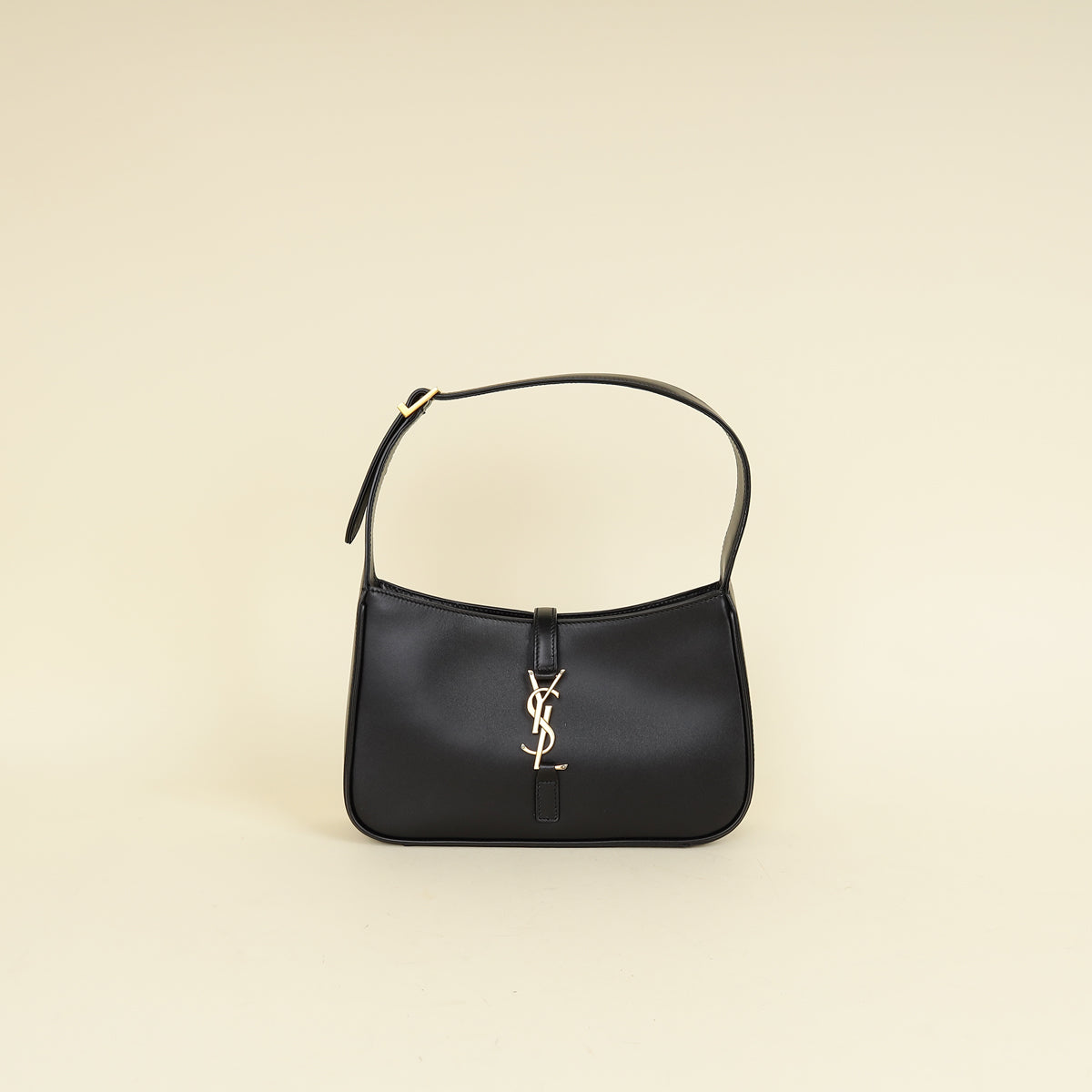 YSL Black LE 5 À 7 Hobo Bag