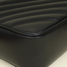 YSL Black Chevron Lou Camera Bag
