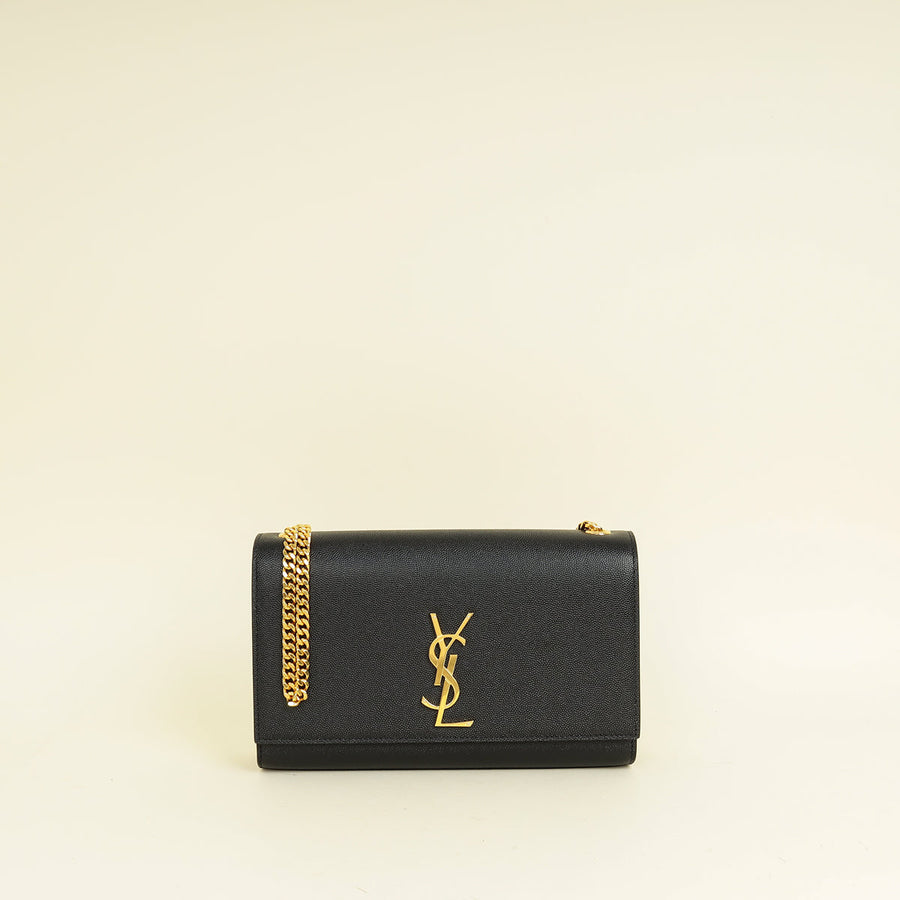 YSL Black Kate Flap Bag