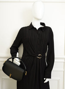 YSL Black Voltaire Top Handle Bag