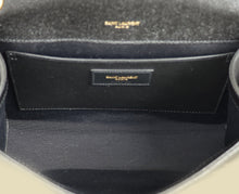 YSL Black Mix Quilted Envelope Medium Shoulder Bag