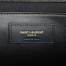 YSL Black Mix Quilted Envelope Medium Shoulder Bag