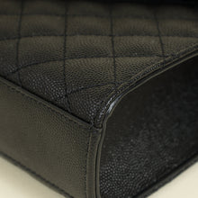YSL Black Mix Quilted Envelope Medium Shoulder Bag