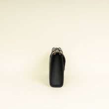 YSL Black Mix Quilted Envelope Medium Shoulder Bag