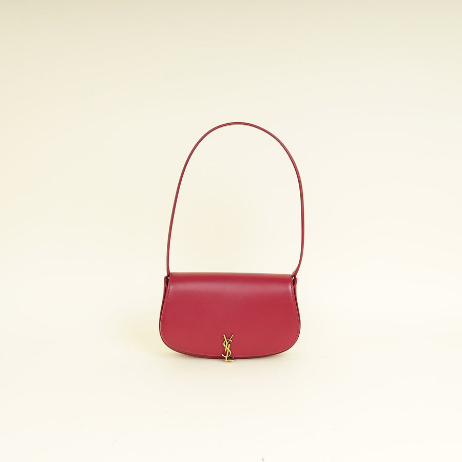 YSL Dark Fuchsia Voltaire Mini Shoulder Bag
