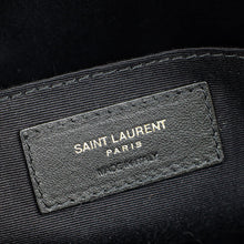 YSL Black Chevron Lou Camera Crossbody Bag
