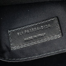 YSL Black Chevron Lou Camera Crossbody Bag