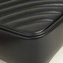 YSL Black Chevron Lou Camera Crossbody Bag