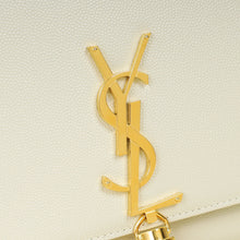 YSL Blanc Vintage Kate Tassel Medium Shoulder Bag
