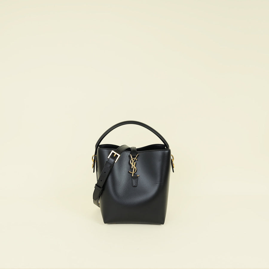 YSL Black Le 37 Bucket Bag