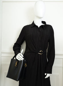 YSL Black Le 37 Bucket Bag