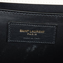 YSL Blanc Vintage Kate Tassel Flap Medium Shoulder Bag