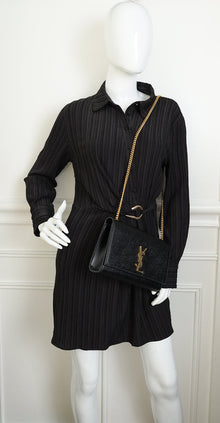 YSL Black Kate Chain Medium Shoulder Bag