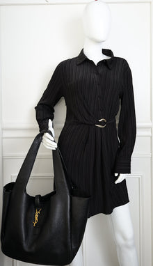 YSL Black Le 5 à 7 Bea Tote Bag