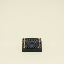 YSL Black Mix Matelasse Flap Medium Shoulder Bag