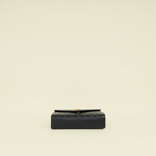 YSL Black Mix Matelasse Flap Medium Shoulder Bag