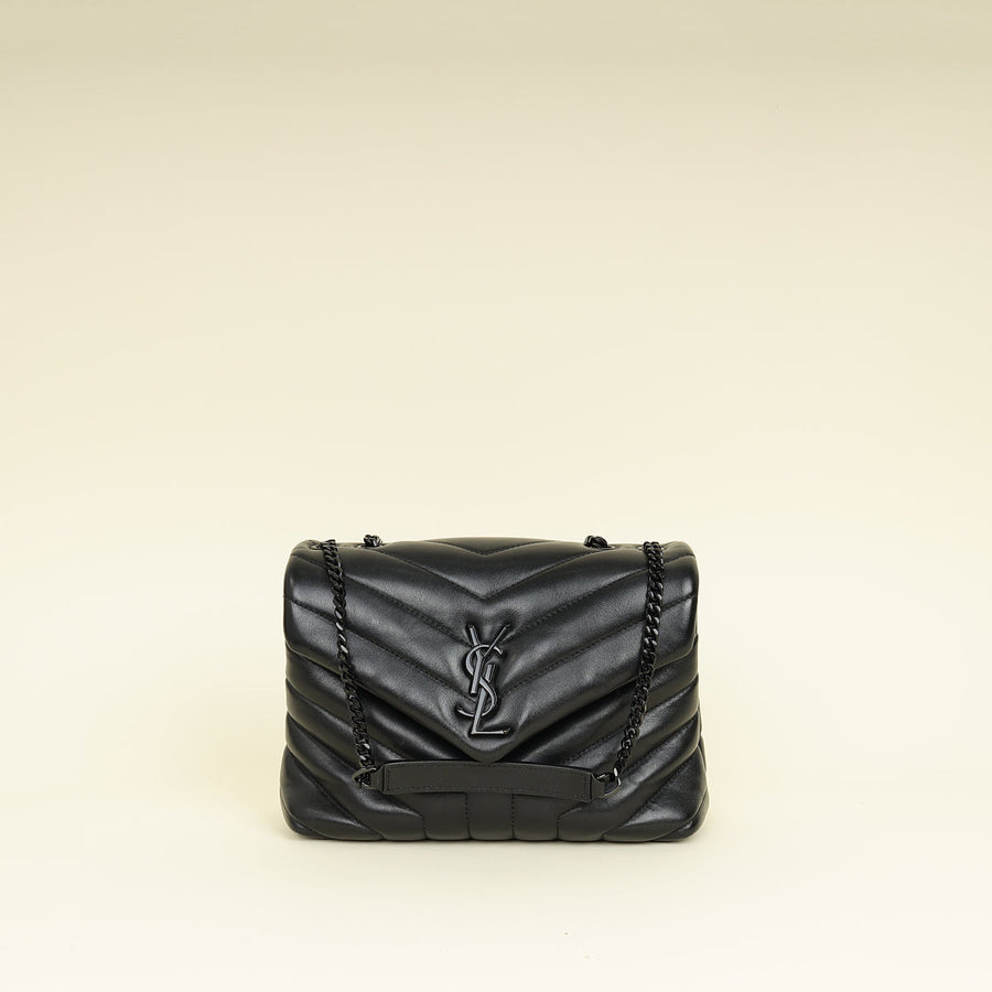 YSL So Black Loulou Small Shoulder Bag
