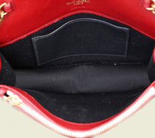 YSL Deeply Red Cassandre Envelope Chain Wallet